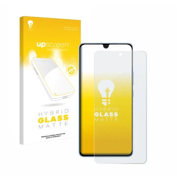 Vorderseite einer Produktverpackung mit dem Markenlogo upscreen. Daneben ist das Gerät Vivo iQOO Neo 9 Pro mit dem zugehörigen
