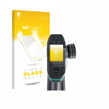 Vorderseite einer Produktverpackung mit dem Markenlogo upscreen. Daneben ist das Gerät DumboRC DDF-350 mit dem zugehörigen Dis