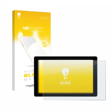 Vorderseite einer Produktverpackung mit dem Markenlogo upscreen. Daneben ist das Gerät SmallHD Indie 7 mit dem zugehörigen Dis