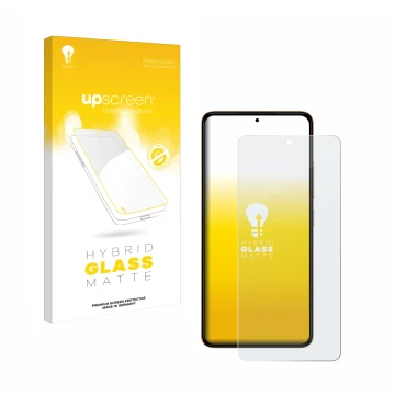 Vorderseite einer Produktverpackung mit dem Markenlogo upscreen. Daneben ist das Gerät HMD Pulse Plus mit dem zugehörigen Disp