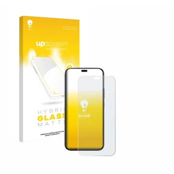 Vorderseite einer Produktverpackung mit dem Markenlogo upscreen. Daneben ist das Gerät Honor 200 Lite mit dem zugehörigen Disp