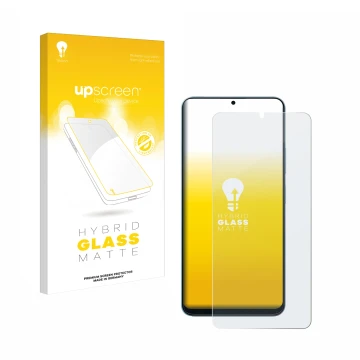 Vorderseite einer Produktverpackung mit dem Markenlogo upscreen. Daneben ist das Gerät Oscal Modern 8 mit dem zugehörigen Disp