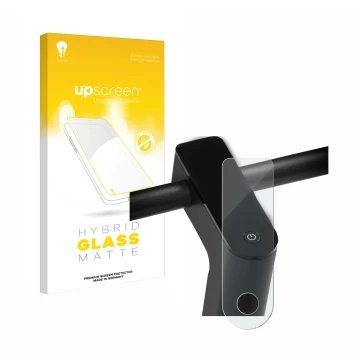 Vorderseite einer Produktverpackung mit dem Markenlogo upscreen. Daneben ist das Gerät Xiaomi Mi 4 Pro (2. Gen.) mit dem zugeh