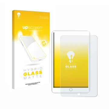 Vorderseite einer Produktverpackung mit dem Markenlogo upscreen. Daneben ist das Gerät Mechen H1 mit dem zugehörigen Displaysc