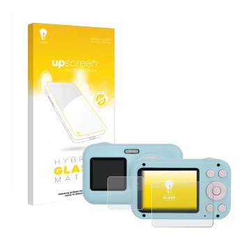 Vorderseite einer Produktverpackung mit dem Markenlogo upscreen. Daneben ist das Gerät Rollei Sportsline Fun mit dem zugehörig