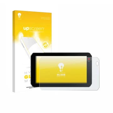 Vorderseite einer Produktverpackung mit dem Markenlogo upscreen. Daneben ist das Gerät Chigee AIO-5 Lite mit dem zugehörigen D