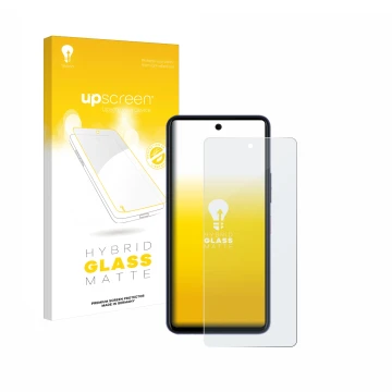 Vorderseite einer Produktverpackung mit dem Markenlogo upscreen. Daneben ist das Gerät Telekom T Phone 2 Pro mit dem zugehörig