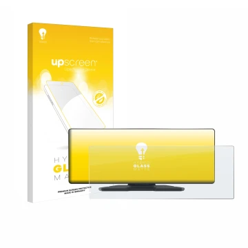 Vorderseite einer Produktverpackung mit dem Markenlogo upscreen. Daneben ist das Gerät Carpuride W903 9.3