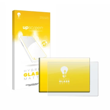 Vorderseite einer Produktverpackung mit dem Markenlogo upscreen. Daneben ist das Gerät G-STORY 10.1