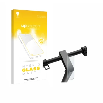 Vorderseite einer Produktverpackung mit dem Markenlogo upscreen. Daneben ist das Gerät Navee S65 mit dem zugehörigen Displaysc