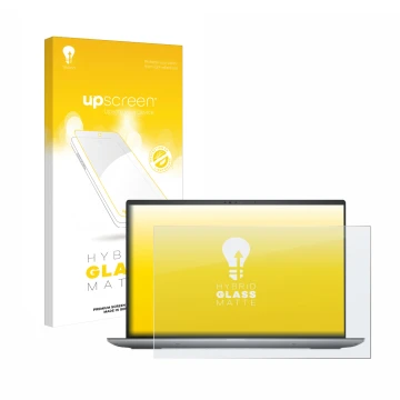 Vorderseite einer Produktverpackung mit dem Markenlogo upscreen. Daneben ist das Gerät Dell Precision 5690 Workstation mit dem