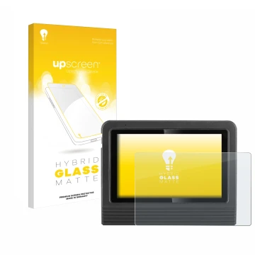 Vorderseite einer Produktverpackung mit dem Markenlogo upscreen. Daneben ist das Gerät Launch X-431 V + Pro 5.0 10.1