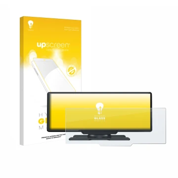Vorderseite einer Produktverpackung mit dem Markenlogo upscreen. Daneben ist das Gerät Lamto 9.26