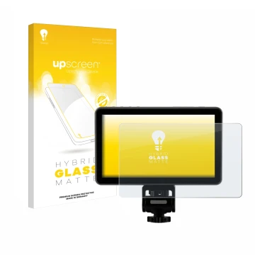 Vorderseite einer Produktverpackung mit dem Markenlogo upscreen. Daneben ist das Gerät Rollei Viltrox DC-X2 6