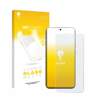 Vorderseite einer Produktverpackung mit dem Markenlogo upscreen. Daneben ist das Gerät Vivo X200 Pro mini mit dem zugehörigen 