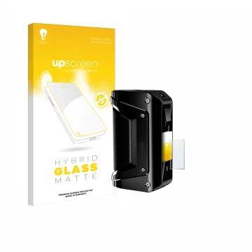 Vorderseite einer Produktverpackung mit dem Markenlogo upscreen. Daneben ist das Gerät geekvape Aegis 3 mit dem zugehörigen Di