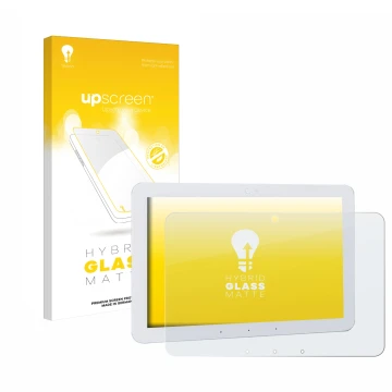 Vorderseite einer Produktverpackung mit dem Markenlogo upscreen. Daneben ist das Gerät Amazon Echo Hub 8