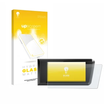 Vorderseite einer Produktverpackung mit dem Markenlogo upscreen. Daneben ist das Gerät Bosch Purion 400 mit dem zugehörigen Di