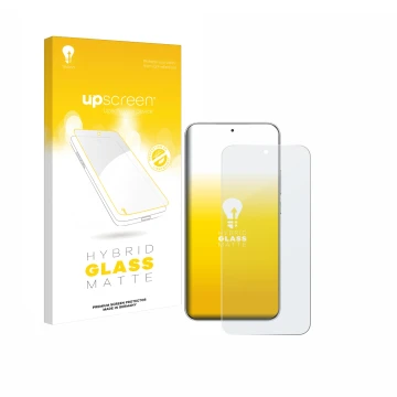 Vorderseite einer Produktverpackung mit dem Markenlogo upscreen. Daneben ist das Gerät Honor Magic 7 mit dem zugehörigen Displ