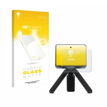 Vorderseite einer Produktverpackung mit dem Markenlogo upscreen. Daneben ist das Gerät Garmin Approach R10 mit dem zugehörigen