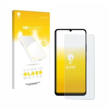 Vorderseite einer Produktverpackung mit dem Markenlogo upscreen. Daneben ist das Gerät Ulefone Note 20 Pro mit dem zugehörigen