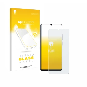 Vorderseite einer Produktverpackung mit dem Markenlogo upscreen. Daneben ist das Gerät realme Note 60 4G mit dem zugehörigen D