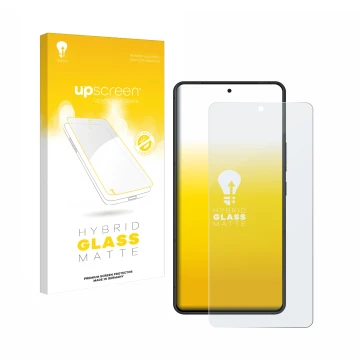 Vorderseite einer Produktverpackung mit dem Markenlogo upscreen. Daneben ist das Gerät ASUS ROG Phone 9 mit dem zugehörigen Di