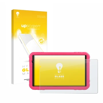 Vorderseite einer Produktverpackung mit dem Markenlogo upscreen. Daneben ist das Gerät Juedur R500 10