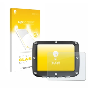 Vorderseite einer Produktverpackung mit dem Markenlogo upscreen. Daneben ist das Gerät Ratio iX3M 2 Pro mit dem zugehörigen Di