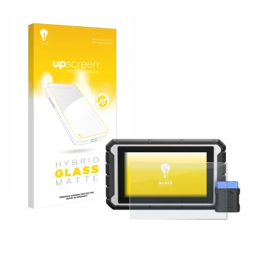 Vorderseite einer Produktverpackung mit dem Markenlogo upscreen. Daneben ist das Gerät ArtiDiag 900BT mit dem zugehörigen Disp