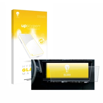 Vorderseite einer Produktverpackung mit dem Markenlogo upscreen. Daneben ist das Gerät DS 7 Facelift (2024) mit dem zugehörige