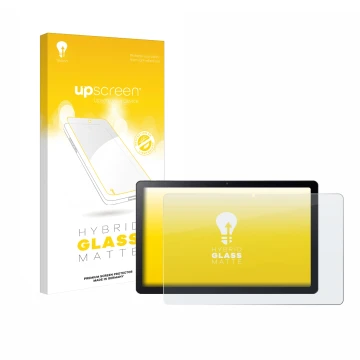 Vorderseite einer Produktverpackung mit dem Markenlogo upscreen. Daneben ist das Gerät Acer Iconia Tab P11 mit dem zugehörigen