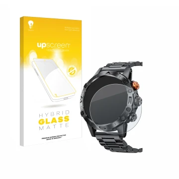 Vorderseite einer Produktverpackung mit dem Markenlogo upscreen. Daneben ist das Gerät DekeFit MT43PRO 1.53