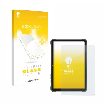 Vorderseite einer Produktverpackung mit dem Markenlogo upscreen. Daneben ist das Gerät Hotwav R9 Pro mit dem zugehörigen Displ