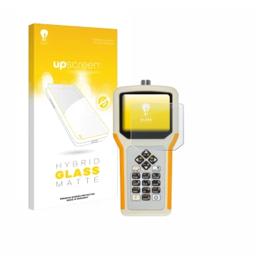 Vorderseite einer Produktverpackung mit dem Markenlogo upscreen. Daneben ist das Gerät RigExpert AA-55 Zoom mit dem zugehörige