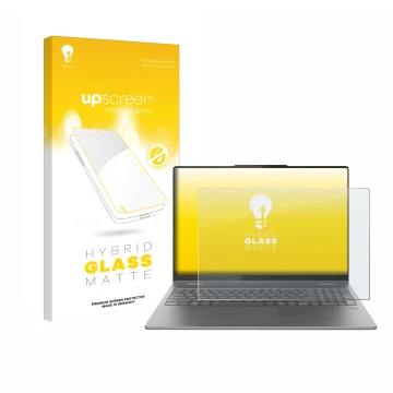 Vorderseite einer Produktverpackung mit dem Markenlogo upscreen. Daneben ist das Gerät Lenovo Yoga 7 2-in-1 Gen 10 16