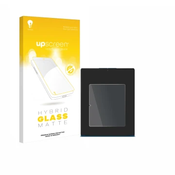 Vorderseite einer Produktverpackung mit dem Markenlogo upscreen. Daneben ist das Gerät Lenovo Yoga Slim 9i Gen 10 14