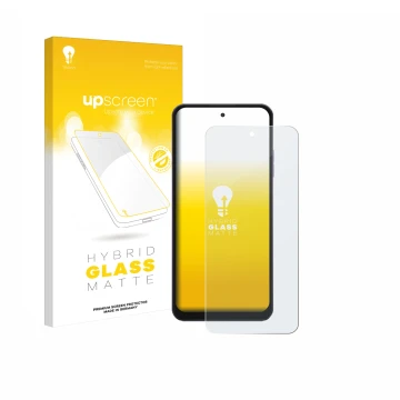 Vorderseite einer Produktverpackung mit dem Markenlogo upscreen. Daneben ist das Gerät Hotwav Note 13 Max mit dem zugehörigen 