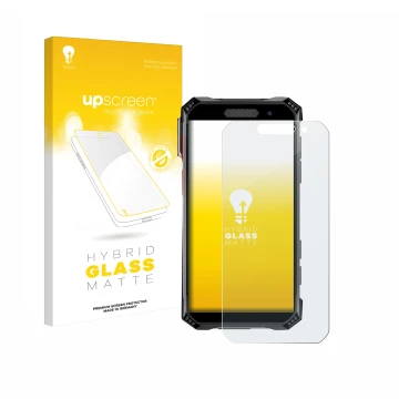 Vorderseite einer Produktverpackung mit dem Markenlogo upscreen. Daneben ist das Gerät Soyes S10 Max mit dem zugehörigen Displ