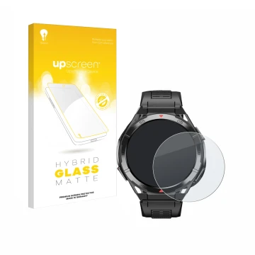 Vorderseite einer Produktverpackung mit dem Markenlogo upscreen. Daneben ist das Gerät Oukitel BT12 1.43