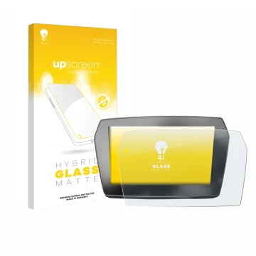 Vorderseite einer Produktverpackung mit dem Markenlogo upscreen. Daneben ist das Gerät Voge 525DSX 2025 mit dem zugehörigen Di