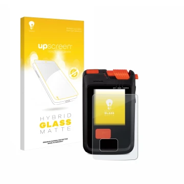 Vorderseite einer Produktverpackung mit dem Markenlogo upscreen. Daneben ist das Gerät Mammut Barryvox S2 mit dem zugehörigen 