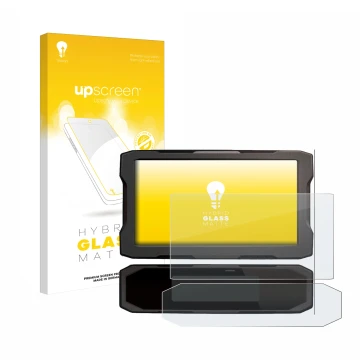 Vorderseite einer Produktverpackung mit dem Markenlogo upscreen. Daneben ist das Gerät Honda NT 1100 2021 mit dem zugehörigen 