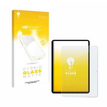 Vorderseite einer Produktverpackung mit dem Markenlogo upscreen. Daneben ist das Gerät Xiaomi Pad 7 Pro mit dem zugehörigen Di