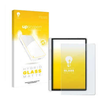 Vorderseite einer Produktverpackung mit dem Markenlogo upscreen. Daneben ist das Gerät XP-Pen Magic Note Pad mit dem zugehörig