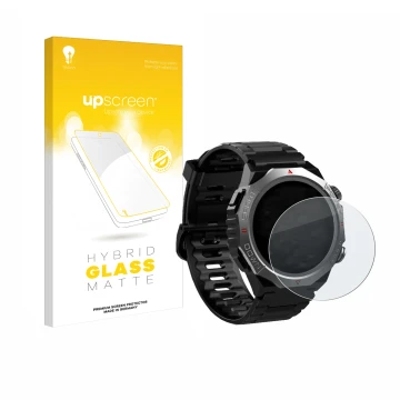 Vorderseite einer Produktverpackung mit dem Markenlogo upscreen. Daneben ist das Gerät Atheewon S10 1.39