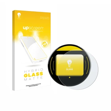 Vorderseite einer Produktverpackung mit dem Markenlogo upscreen. Daneben ist das Gerät Nayax Onyx mit dem zugehörigen Displays