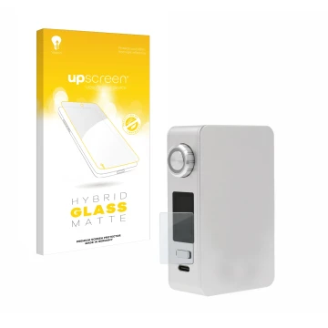 Vorderseite einer Produktverpackung mit dem Markenlogo upscreen. Daneben ist das Gerät Lost Vape Centaurus M200 mit dem zugehö