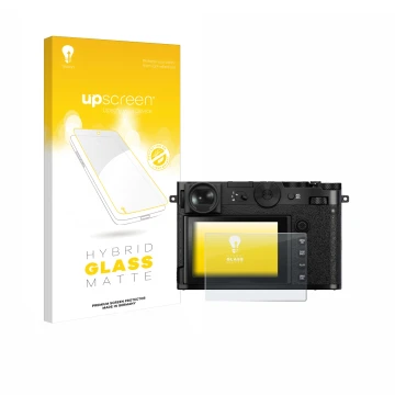 Vorderseite einer Produktverpackung mit dem Markenlogo upscreen. Daneben ist das Gerät Fujifilm GFX 100RF mit dem zugehörigen 