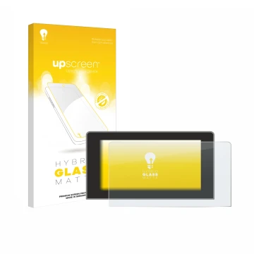 Vorderseite einer Produktverpackung mit dem Markenlogo upscreen. Daneben ist das Gerät Volkswagen Crafter 10